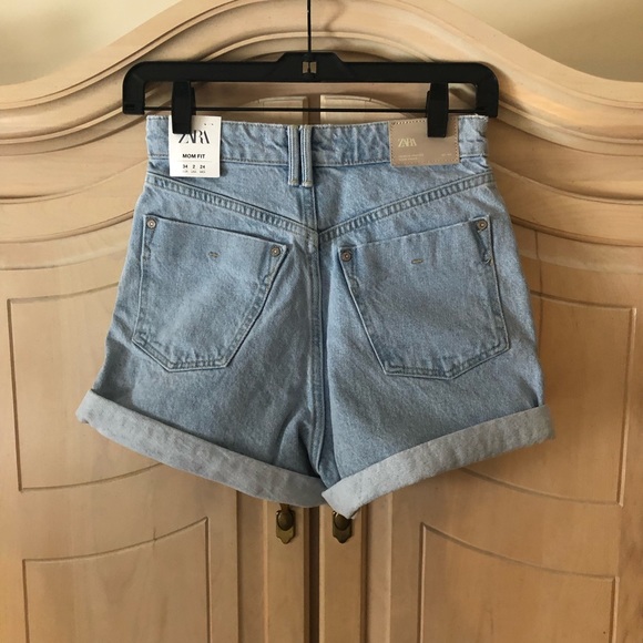 Zara Mom Jean Shorts - Picture 2 of 5